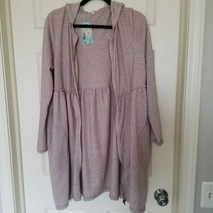 Women's Hooded Sweatshirt in Light Purple